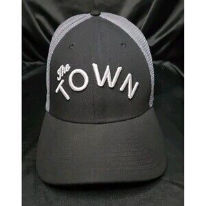 Golden State Warriors NBA The Town New Era 3930 Cap/Hat, Sz Lg-XL, Gray/Black